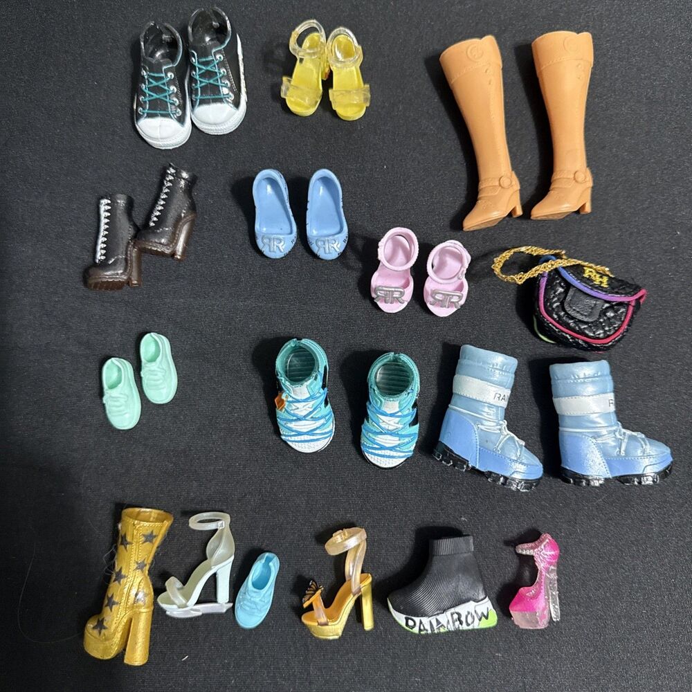 Rainbow High Barbie Doll Shoe Lot
